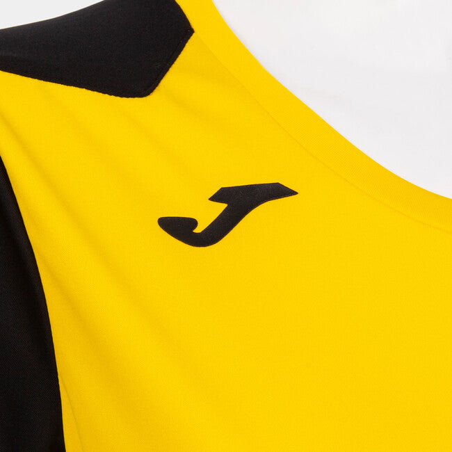 T-SHIRT RECORD II YELLOW-BLACK