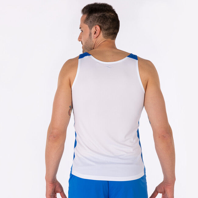T-SHIRT RECORD II WHITE-ROYAL