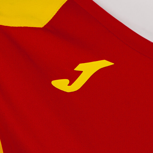 T-SHIRT RECORD II RED-YELLOW