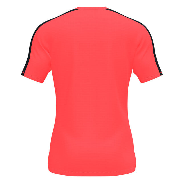 ACADEMY SHORT SLEEVE T-SHIRT FLUOR CORAL-BLACK CORAL
