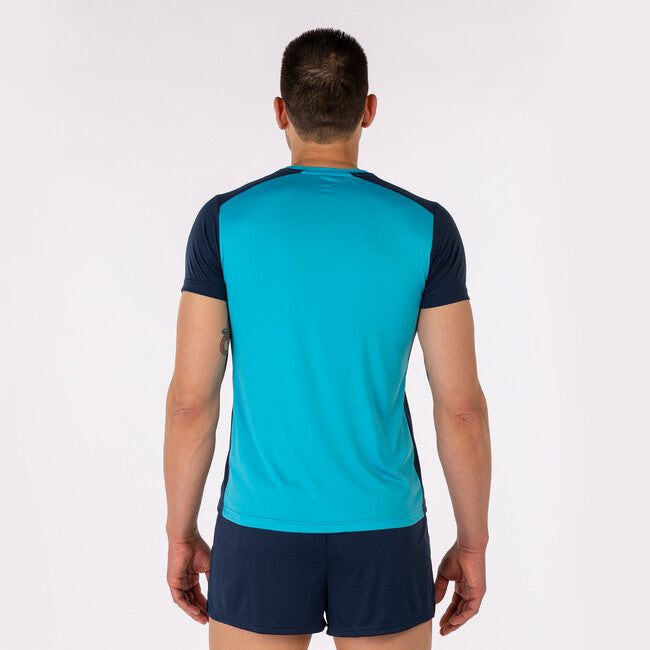 T-SHIRT RECORD II FLUOR TURQUOISE