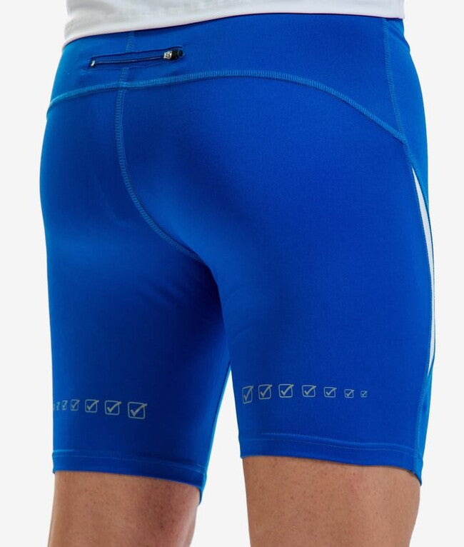 RUNNING SHORT AZZURRO