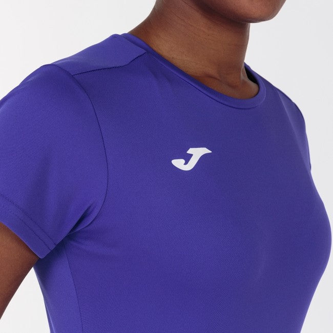 T-SHIRT COMBI PURPLE S/S PURPLE