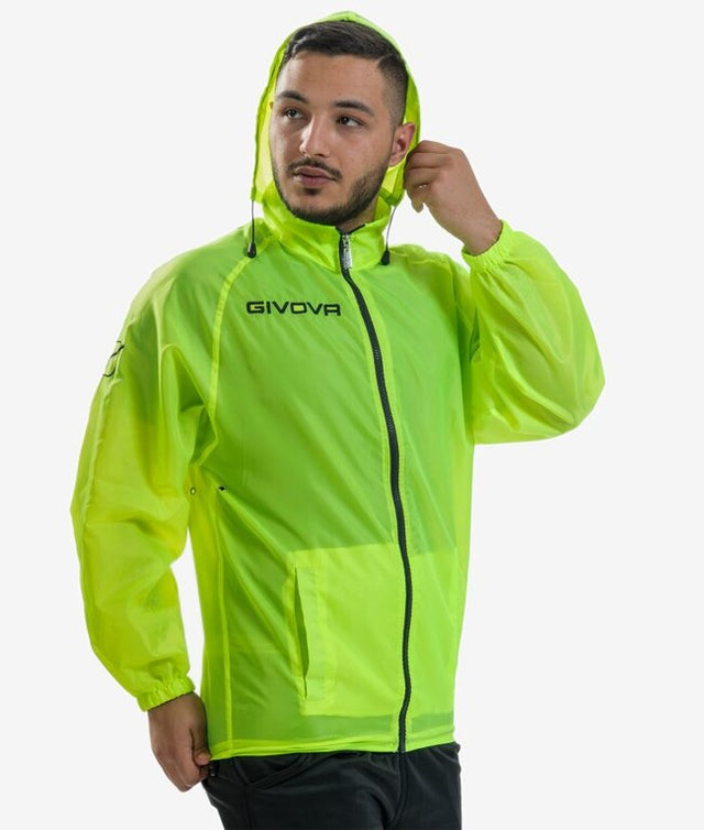 Яке RAIN BASICO флуо жълто