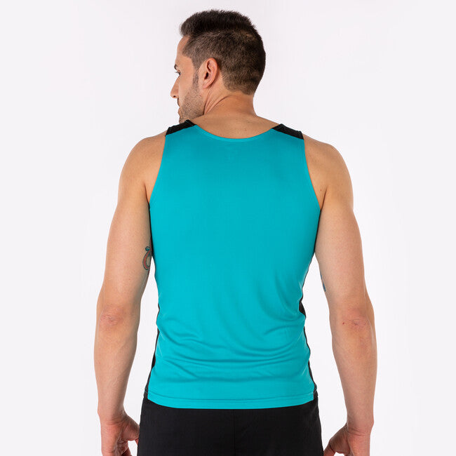 T-SHIRT RECORD II TURQUOISE