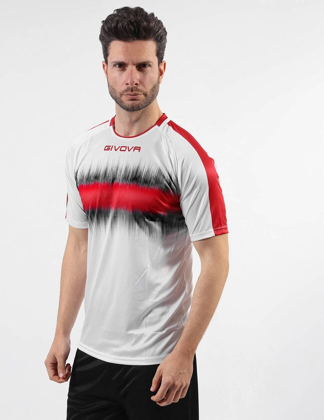 SHIRT RADIO INTERLOCK ROSSO/NERO