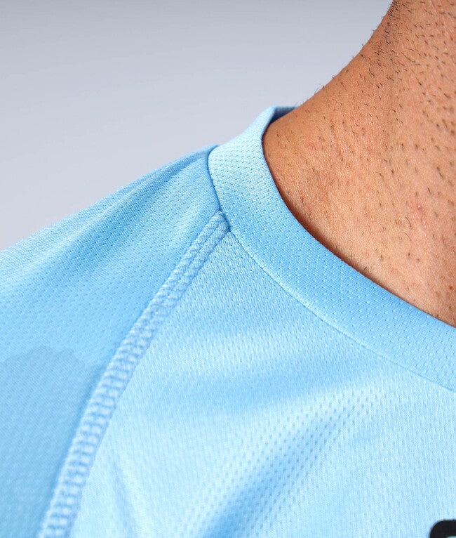 SHIRT GIVOVA ONE MICROFORATA CELESTE