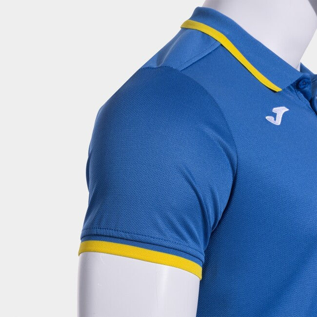 COMBI PREMIUM SHORT SLEEVE POLO ROYAL BLUE YELLOW ROYAL-YELLOW