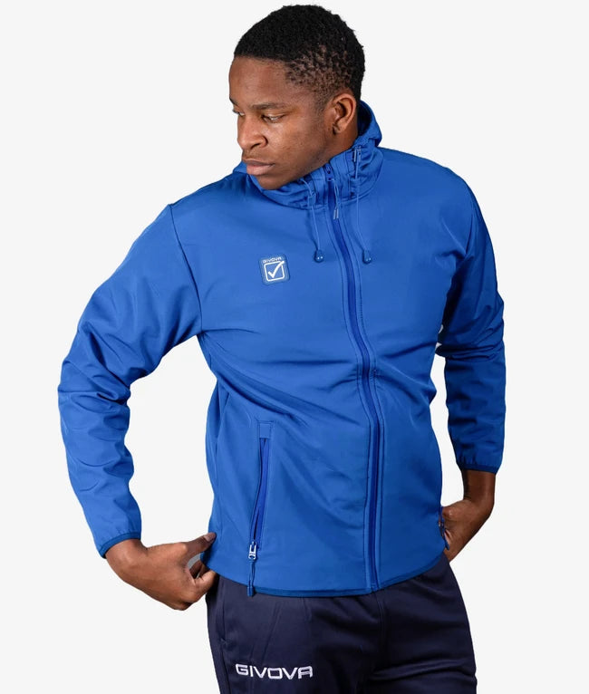 GIUBBOTTO SOFT SHELL AZZURRO
