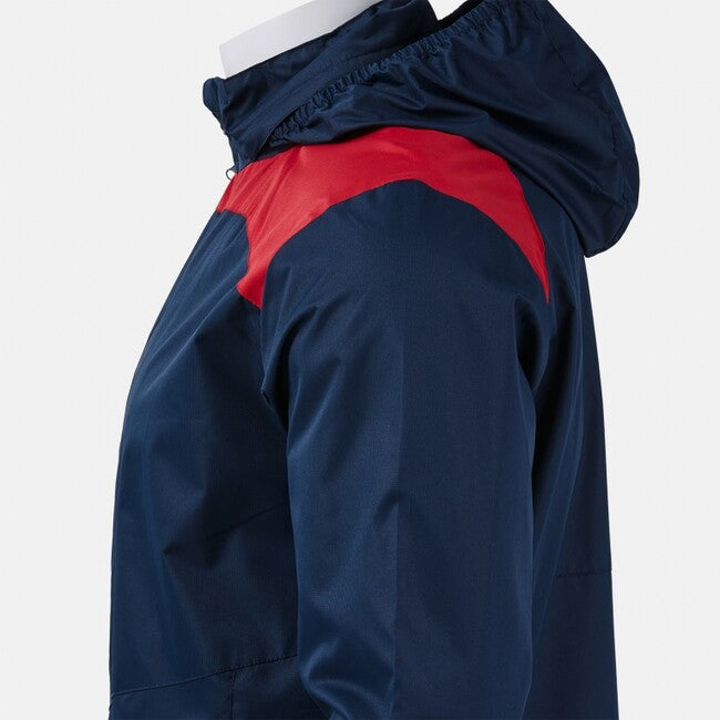 GLACIER RAINCOAT DARK NAVY RED NAVY-RED