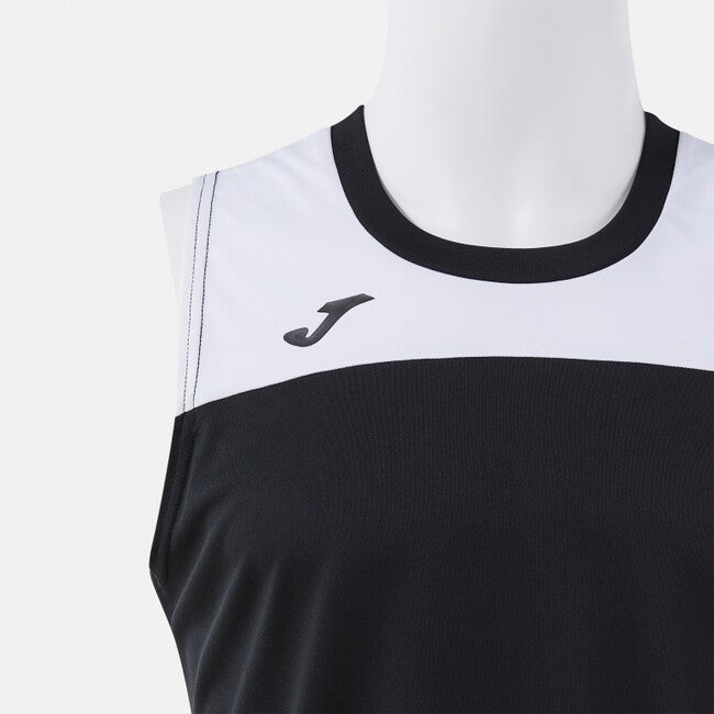 PHOENIX III SLEEVELESS SHIRT BLACK WHITE BLACK-WHITE