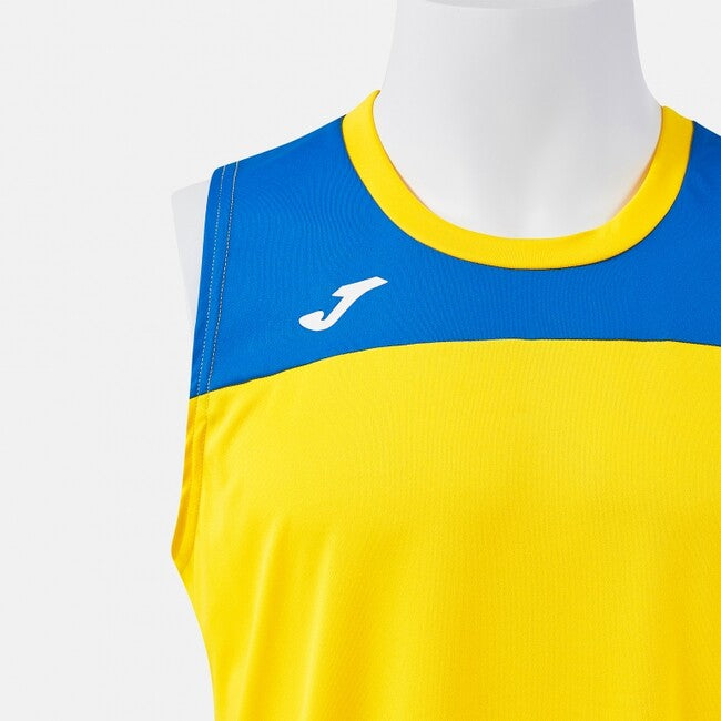 PHOENIX III SLEEVELESS SHIRT YELLOW ROYAL BLUE YELLOW-ROYAL