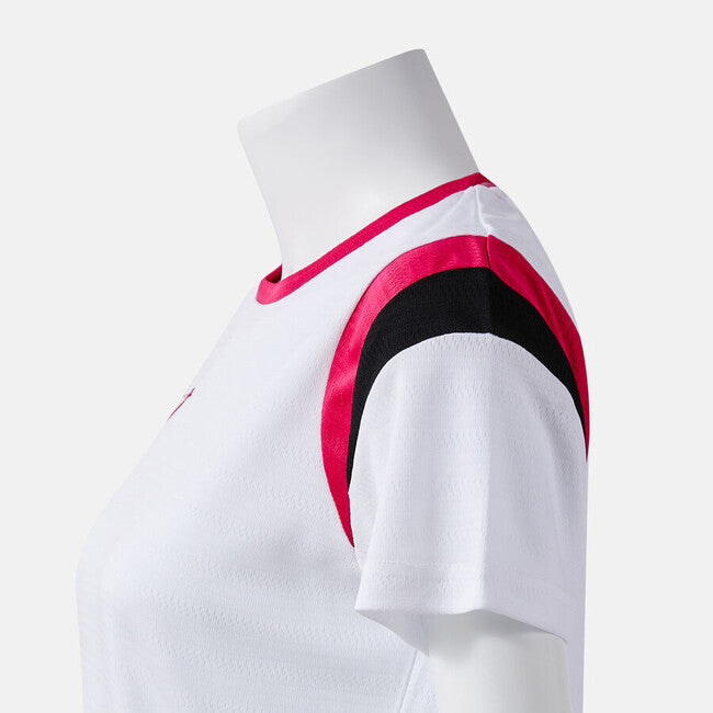 TERRA SHORT SLEEVE T-SHIRT WHITE FUCHSIA WHITE