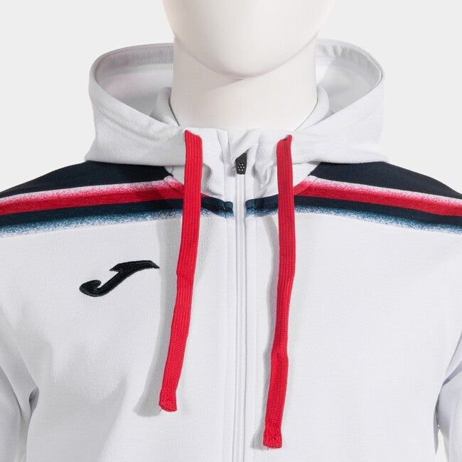 TOLEDO ZIP-UP HOODIE WHITE DARK NAVY WHITE-NAVY