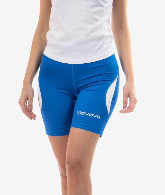 RUNNING SHORT AZZURRO