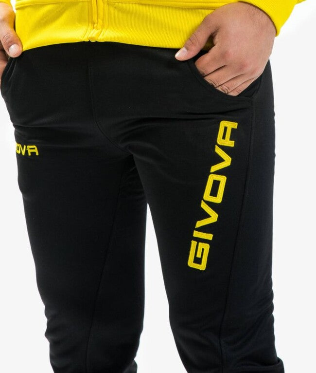TUTA GIVOVA ONE FULL ZIP POLARFLEECE GIALLO/NERO