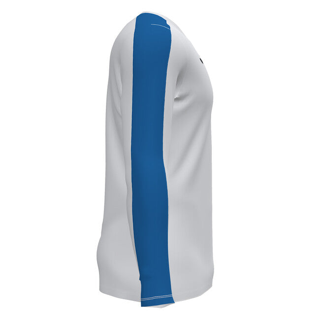 ACADEMY T-SHIRT WHITE-ROYAL M/L WHITE-ROYAL