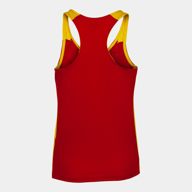 T-SHIRT RECORD II RED-YELLOW