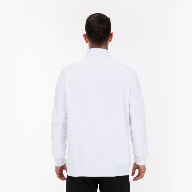 FARAON SWEATSHIRT WHITE HALF ZIP WHITE