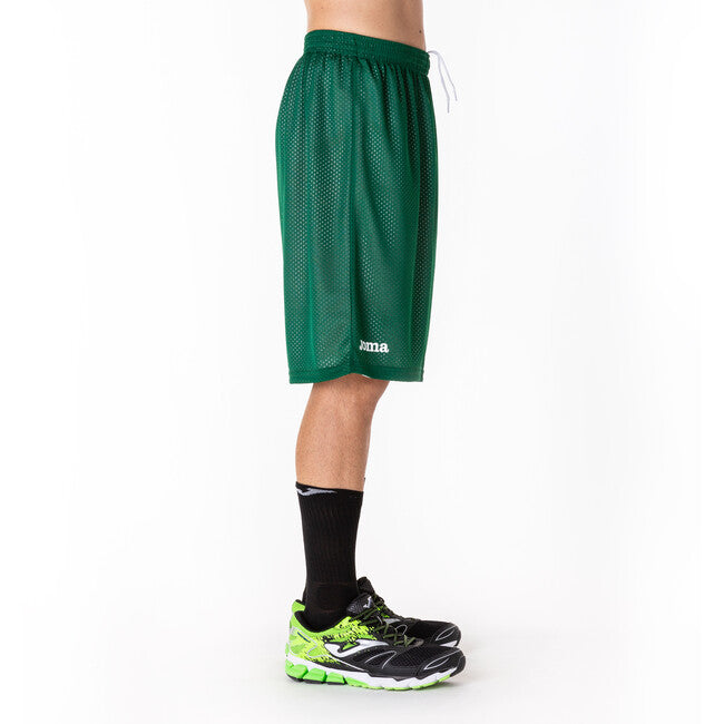 SHORT BASKET REVERSIBLE ROOKIE GREEN-WHITE GREEN-WHITE