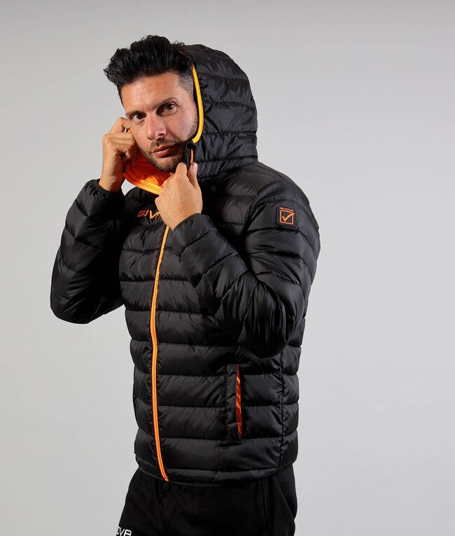 GIUBBOTTO OLANDA NERO/ARANCIO FLUO