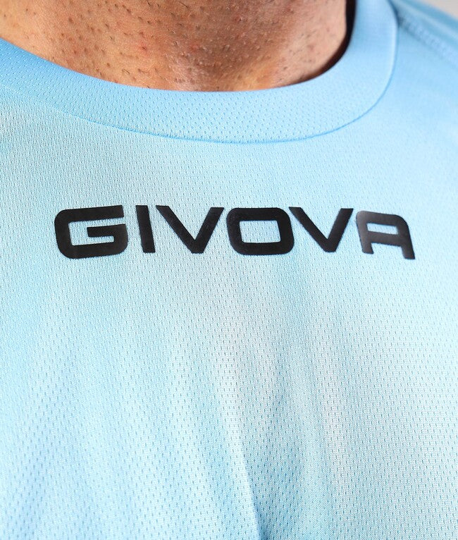 SHIRT GIVOVA ONE MICROFORATA CELESTE