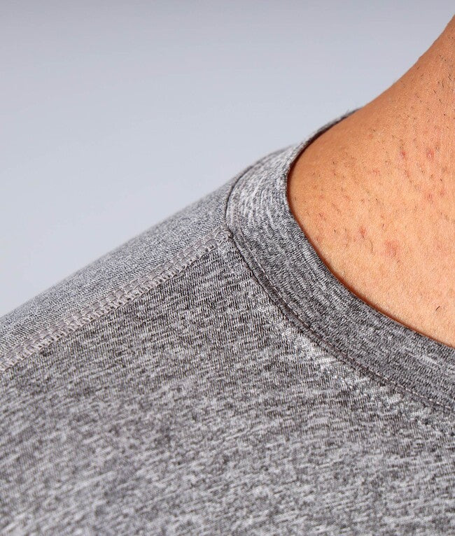 CORPUS 2 MAGLIA INTIMA  ELASTICA M/C GRIGIO SCURO MELANGE
