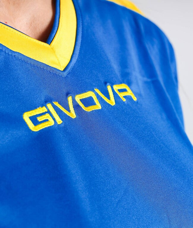 SHIRT REVOLUTION INTERLOCK AZZURRO/GIALLO