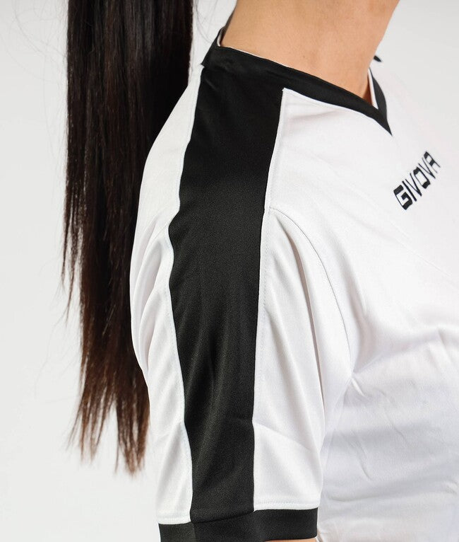 SHIRT REVOLUTION INTERLOCK BIANCO/NERO