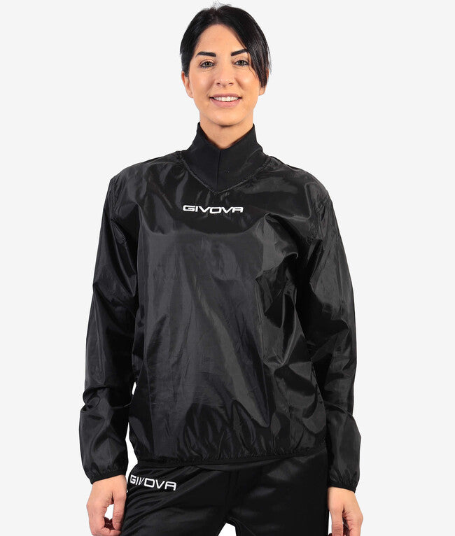 RAIN JACKET COLLO COSTINA NERO