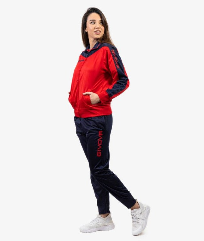TUTA ROMA TRIACETATO ROSSO/BLU