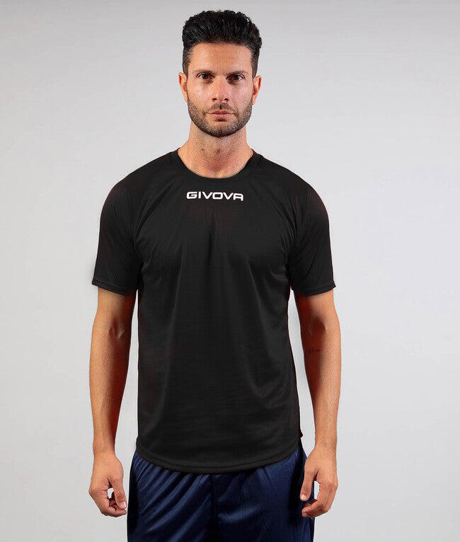 SHIRT GIVOVA ONE MICROFORATA NERO