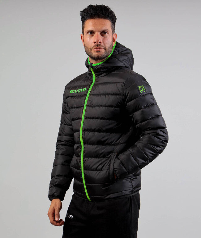 GIUBBOTTO OLANDA NERO/VERDE FLUO