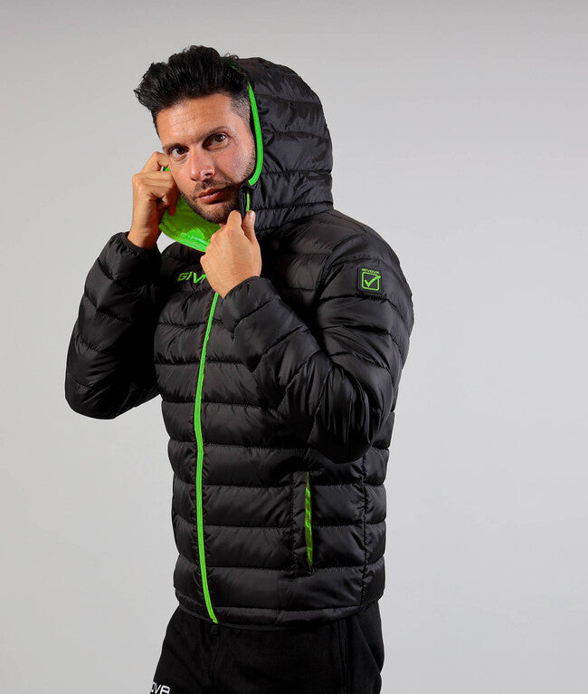 GIUBBOTTO OLANDA NERO/VERDE FLUO