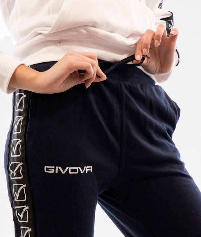 PANTALONE TERRY BAND BLU