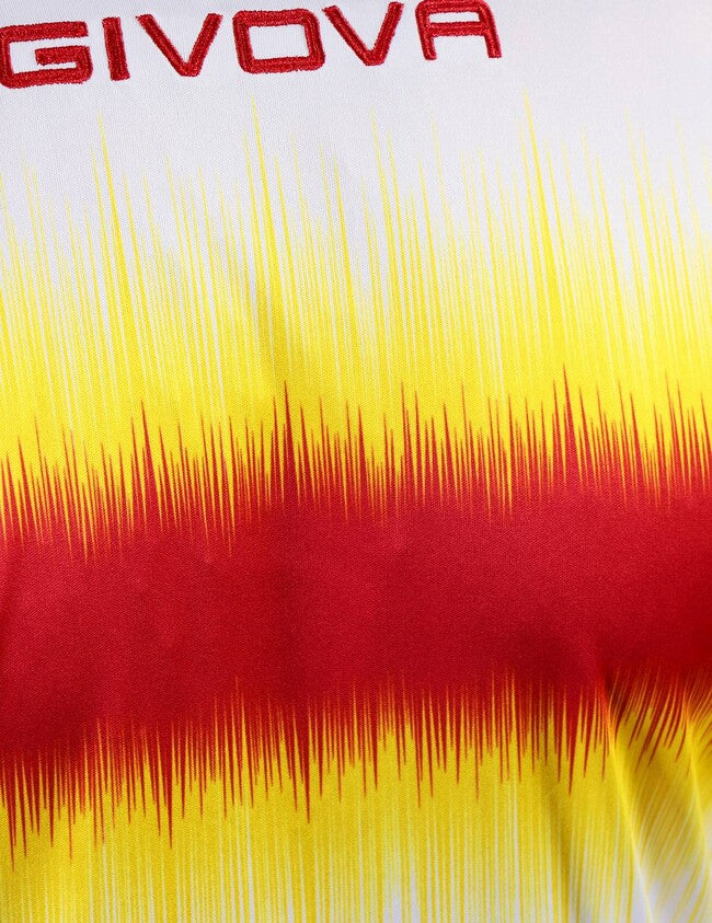 SHIRT RADIO INTERLOCK ROSSO/GIALLO