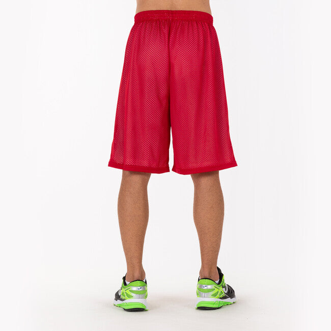 SHORT BASKET REVERSIBLE ROOKIE RED-WHITE RED-WHITE
