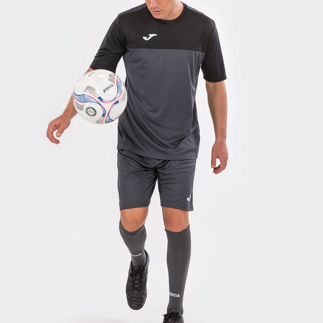 S/S T-SHIRT WINNER DARK GREY-BLACK ANTHRACITE-BLACK