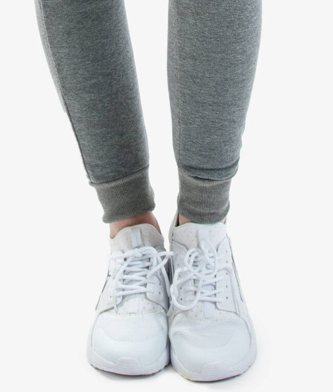 TUTA KING STAR DONNA FELPA GRIGIO SCURO/GRIGIO CHIARO