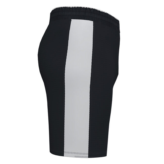 BLACK-WHITE ACADEMY SHORTS BLACK-WHITE