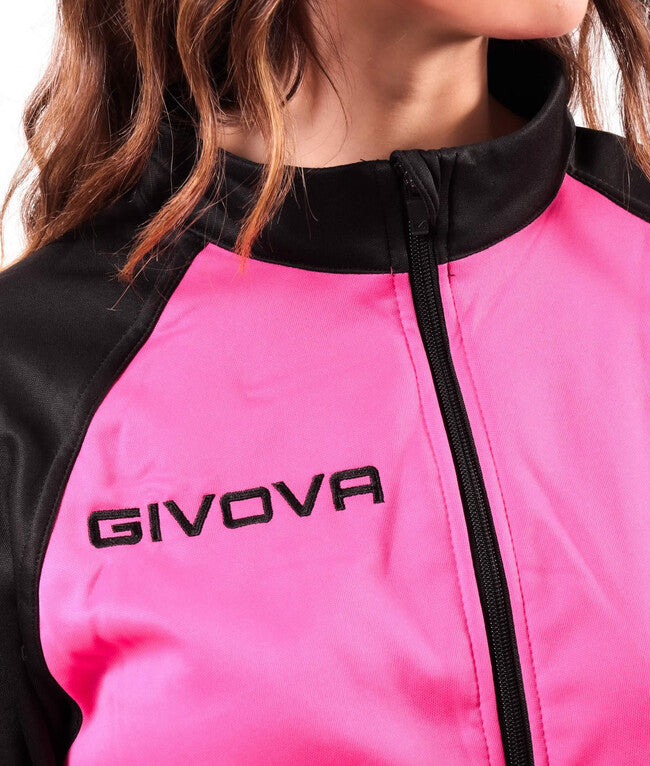 TUTA CUBA POLARFLEECE FUXIA/NERO