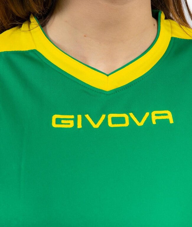 SHIRT REVOLUTION INTERLOCK VERDE/GIALLO