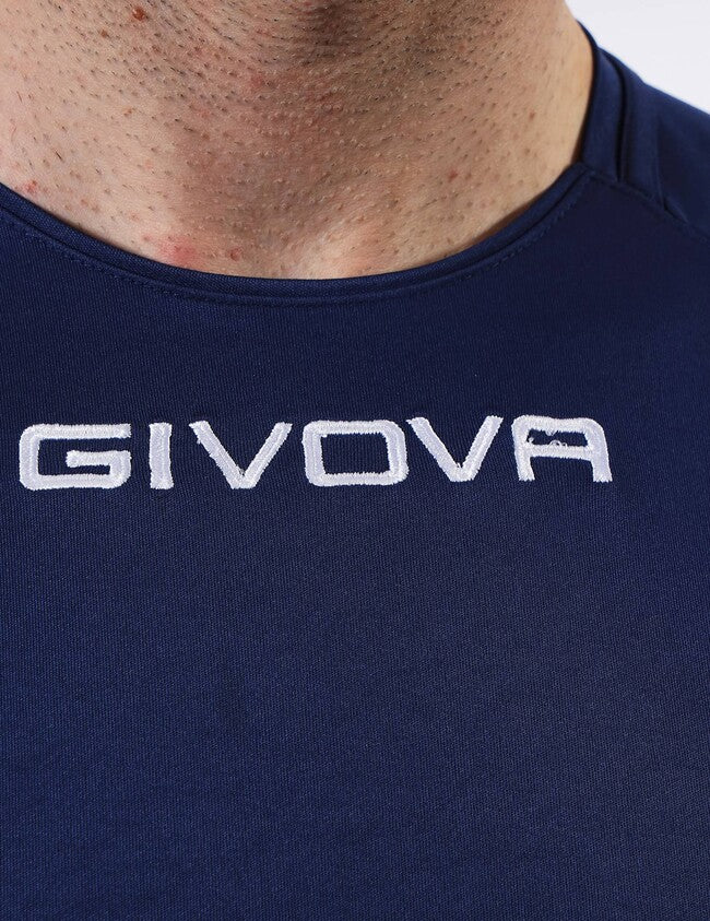 SHIRT CAPO INTERLOCK BLU