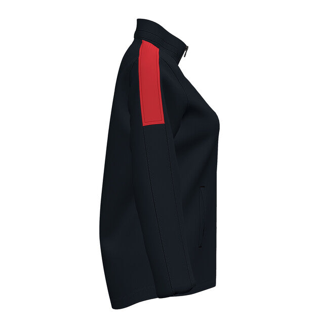 RAINJACKET TRIVOR BLACK-RED
