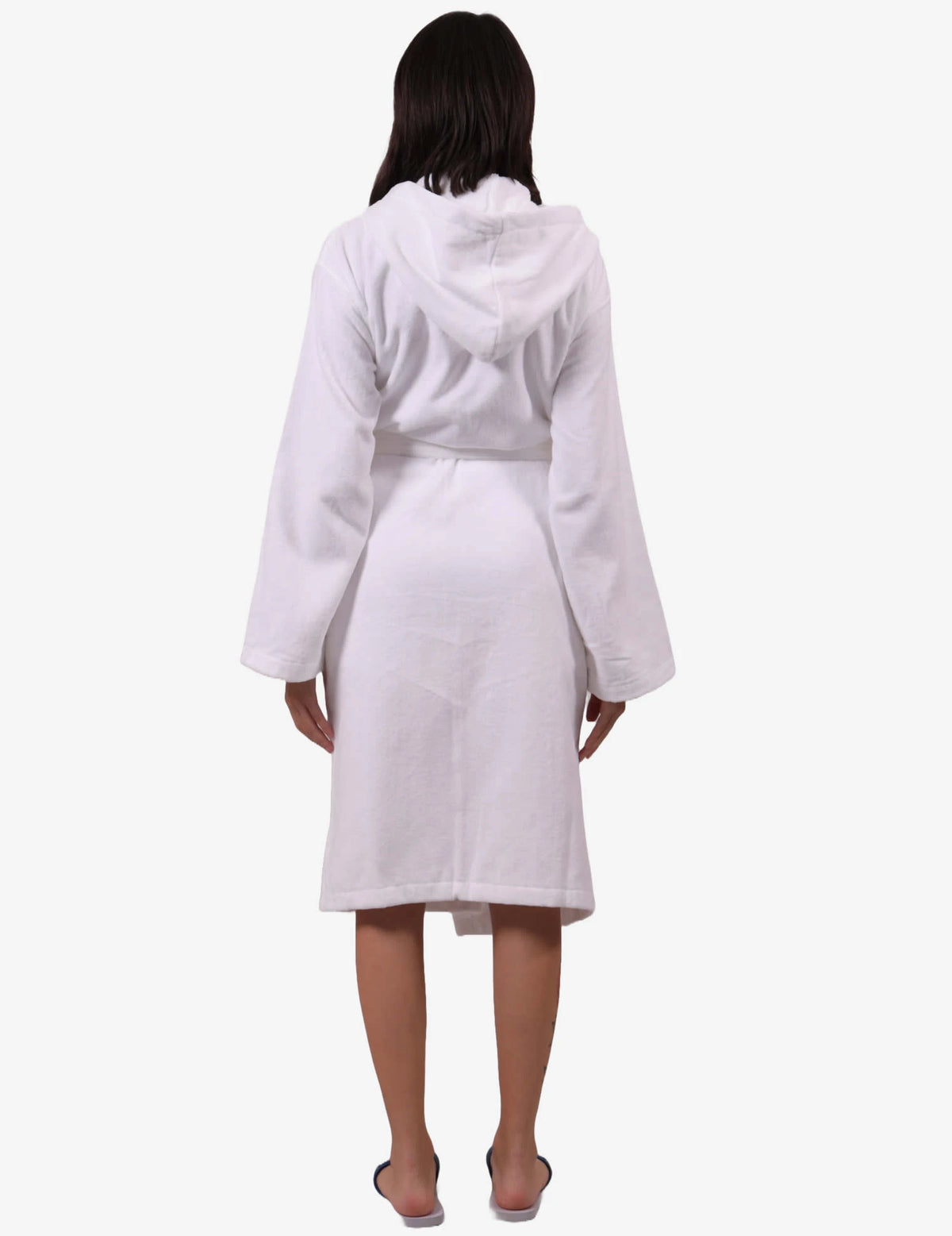 Халат ACCAPPATOIO SCATOLATO 100% COTTON SPUGNA бяло