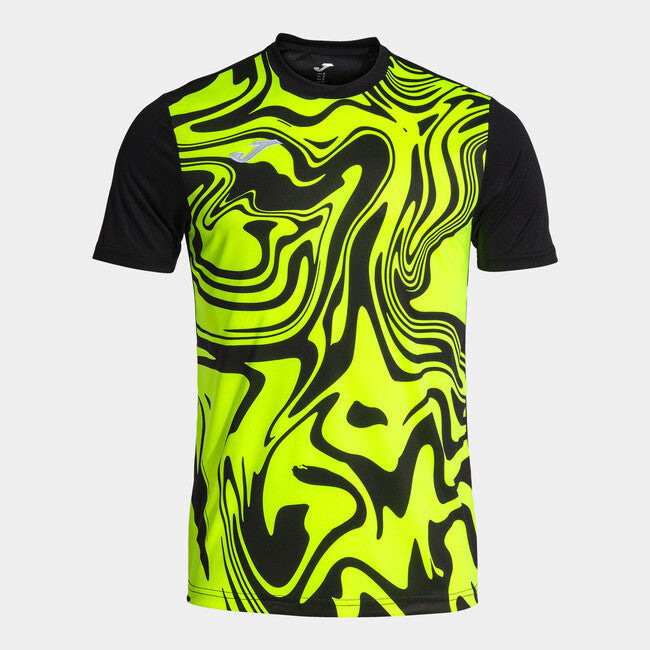 LION II SHORT SLEEVE T-SHIRT BLACK FLUOR YELLOW NEGRO-AMARILLO FLUOR