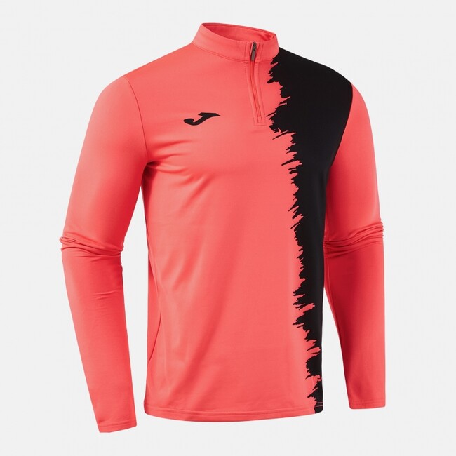 CITY III SWEATSHIRT FLUOR CORAL BLACK CORAL FLÚOR-NEGRO
