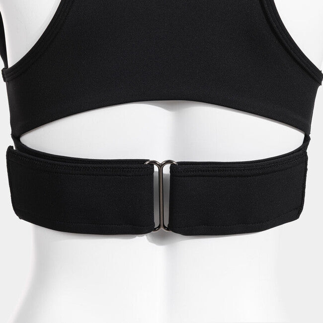 COMBAT SPORT BRA BLACK BLACK