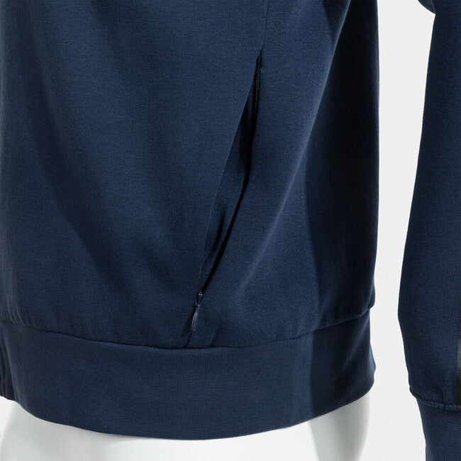 ICONO STREET ZIP-UP HOODIE NAVY BLUE BLACK NAVY-BLACK