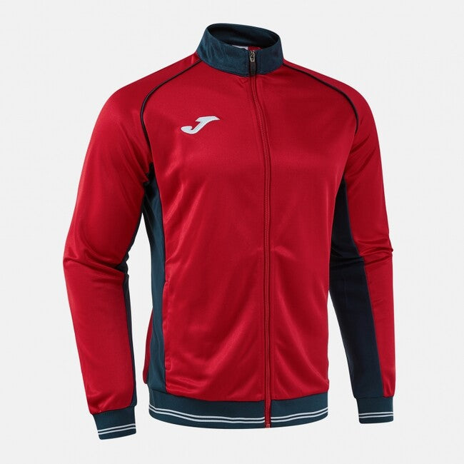 VINTAGE ECO RETRO FULL ZIP SWEATSHIRT RED DARK NAVY RED-NAVY
